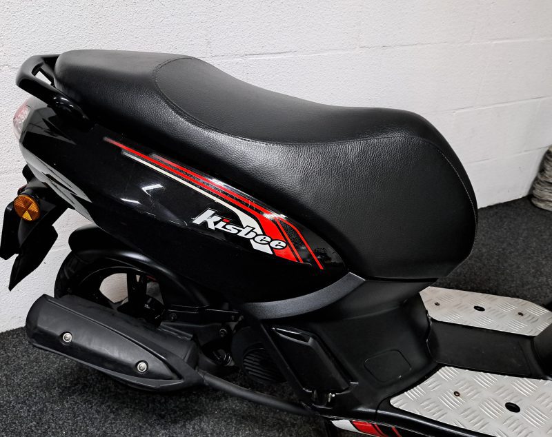 Peugeot Kisbee bromscooter zwart/rood - Afbeelding 9